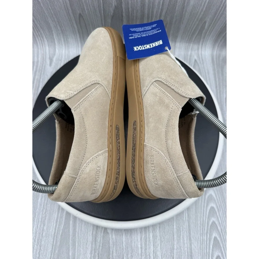 Birkenstock Oswego Womens US 7 EU 38 Narrow Brown Suede Slip On Comfort Shoes
